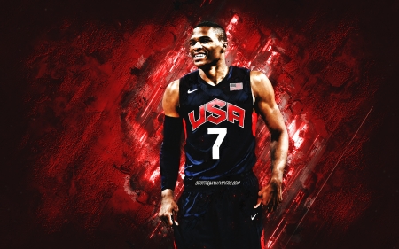 Russell Westbrook - USA, westbrook, russell westbrook, united states