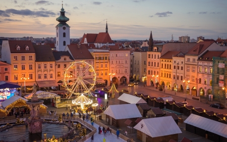 Advent in Czechia - advent, market, Czechia, town
