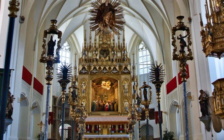 Church Altar - Christianity, altar, church, religious