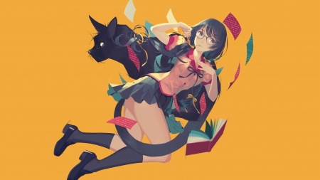 Hanekawa-Tsubasa - Hanekawa, girl, Anime, Tsubasa