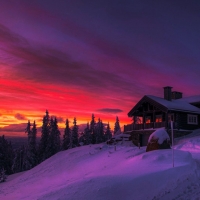 Norwegian Winter Sunset