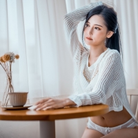 Asian-Bikini Model