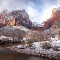 A Winter Wonderland in Zion National Park, Utah