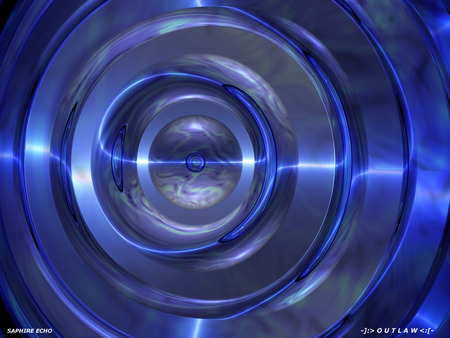 Sapphire - 3d and cg, abstract, blue