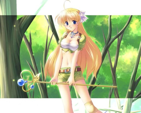 Magical Earth Elf - elf, anime girl, spellcaster