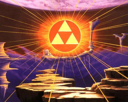 Triforce - sign, triforce, videogame, link, zelda, mistery, symbol, legendary, adventure