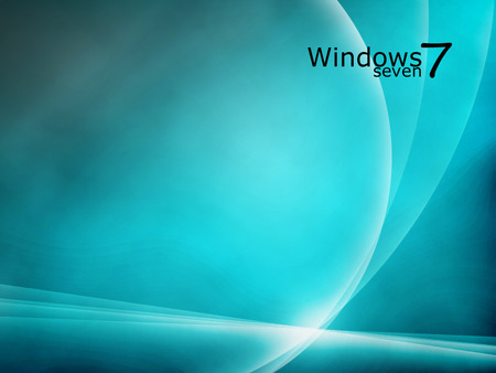 W 7 - windows, abstract, seven, blue, aurora