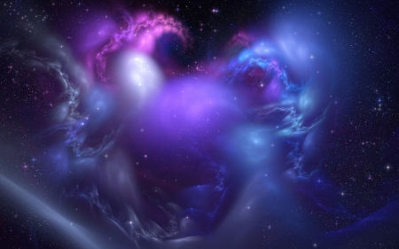 Nebula - galaxy, nebula, planet, space