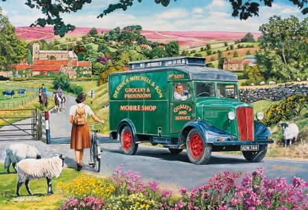 good old england - retro, old, cars, england