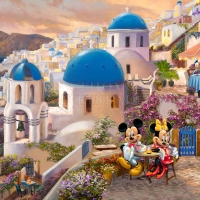 Mickey and Minnie in Greece