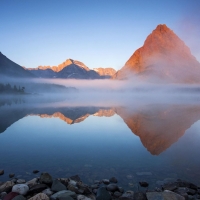 Swiftcurrent Lake in Glacier National Park, Montana