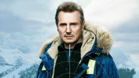 Cold Pursuit - pursuit, cold, snow, man