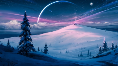 Stardust - cg, fantasy, stardust, winter