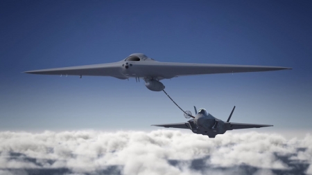 No Pilot Required - plane, military, tanker, US Navy, flight