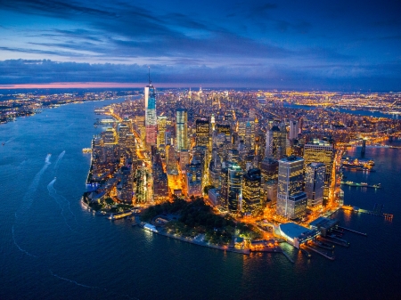 Manhattan New York - city, york, new, manhattan