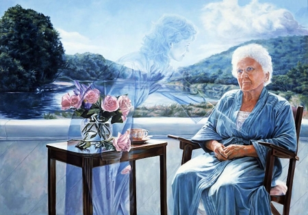 unforgettable - abstract, daughter, fantasy, granny