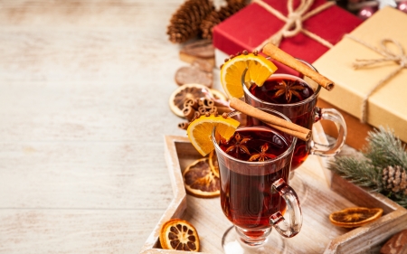 Mulled Wine - drink, wine, holidays, mulled