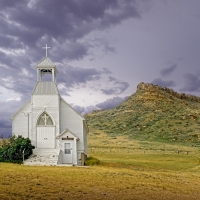 Church in South Dakota, USA