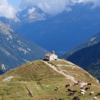 Chapel in Alps, Italy