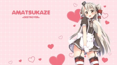 Amatsukaze-Kancolle - girl, Kancolle, Anime, Amatsukaze