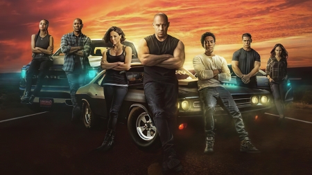 Fast And Furious 9 - fast, furious, woman, man, car