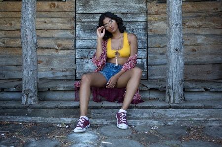 Model - jean, Model, girl, women