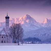 Bavarian Alps, Schwangau, Church Saint Coloman