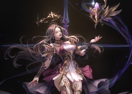Sorceress - sorceress, shumolly, girl, fantasy