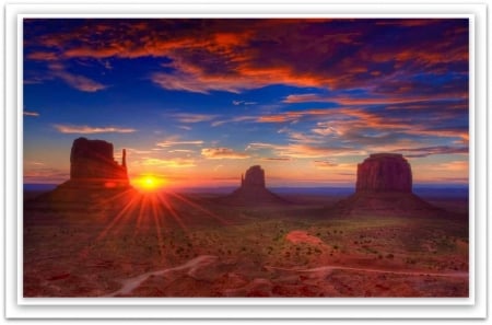 indian land - indians, landscape, america, sky