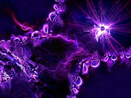 Solstice - purple, abstract, black, 3d and cg