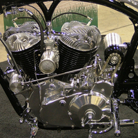 1945 Harley Davidson Flathead............