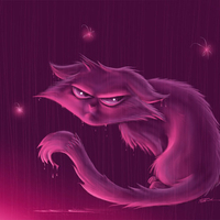 ANGRY PURPLE KITTY