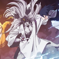 Naruto and Sasuke VS Momoshiki