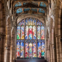 Church Window in England, UK