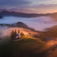 St Thomas Foggy Sunrise