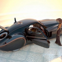 1939 Dusenberg ..'Simone Midnight Ghost'