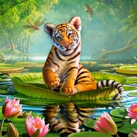 Tiger cub