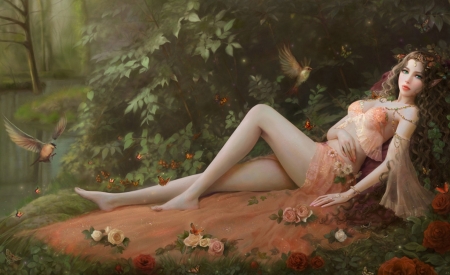 sexy fairy - fairy, fantasy, legs, sexy