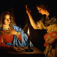 Annunciation by Matthias Stom