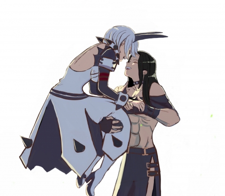 Testaphelt - anime couple, elphelt valentine, guilty gear, testament, testament guilty gear