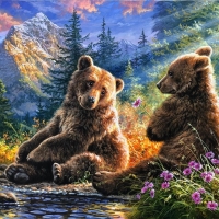 two little bears