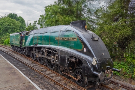 60009 Union of South Africa - photograph, engine, steam, vintage