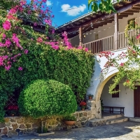 Monastery Backyard in Cyprus