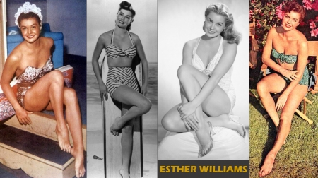 Hollywood Legend Esther Williams - esther williams, feet, hollywood legends, legs