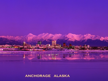 alaska - alaska, anchorage, mountains, usa