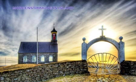 sunday in iceland - holy, light, church, iceland