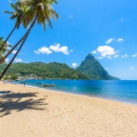 Saint Lucia, Caribbean Sea