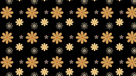 Dark daisy pattern