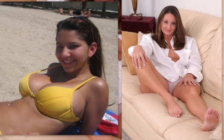 young girl and milf - feet, girl, milf, young