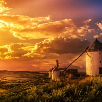 Windmills in Spain